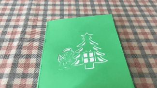 Christmas Angels pop-up card 圣诞天使立体贺卡