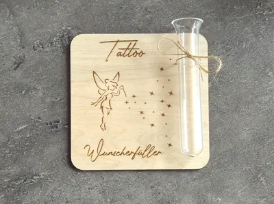 Gift plate for money & vouchers - Tinkerbell