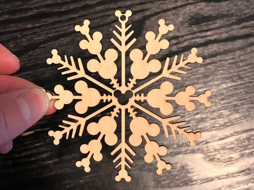 Disney Snowflake Vector Snowflake Disney - Free 3D Print Model - MakerWorld