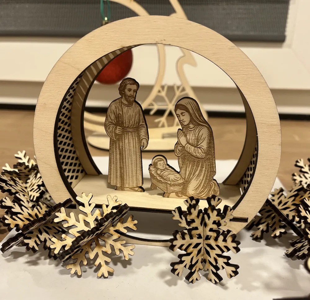 Belen – Navidad de corte láser en capas - Modelo de impresión 3D gratuito -  MakerWorld, image size:1000x970