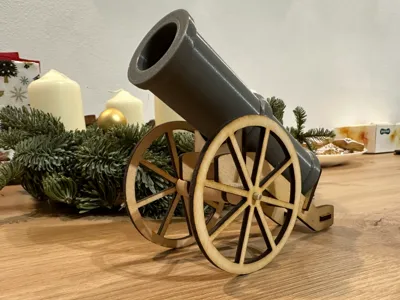 Artillery gun for jameson mini bottle