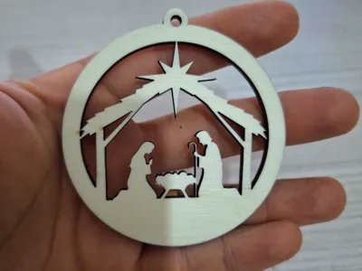 Christmas Nativity Ornament tree
