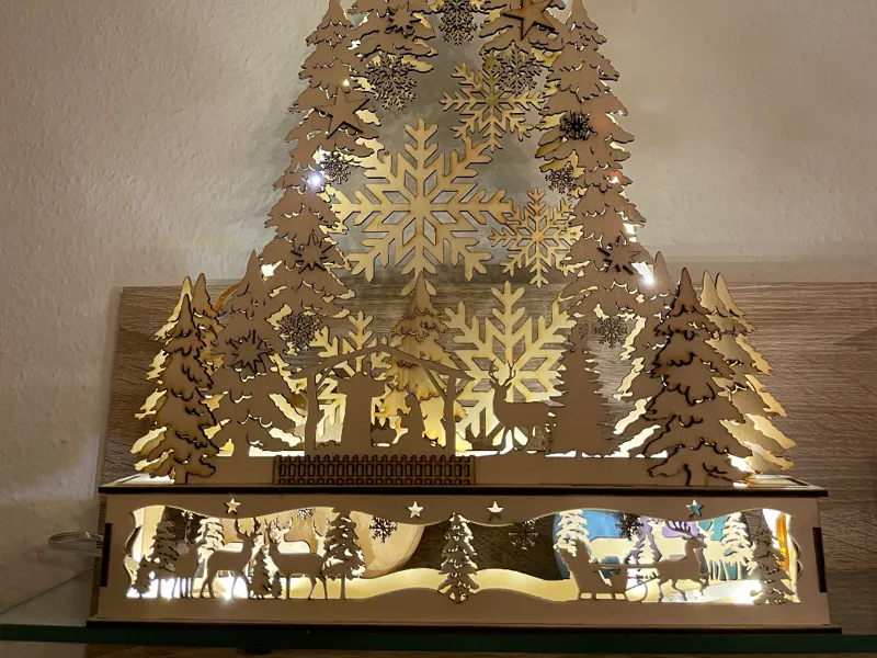 Schwibbogen Tanne Weihnachtsbogen