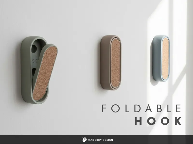 Foldable Wall Hook – minimalist, stylish & modular