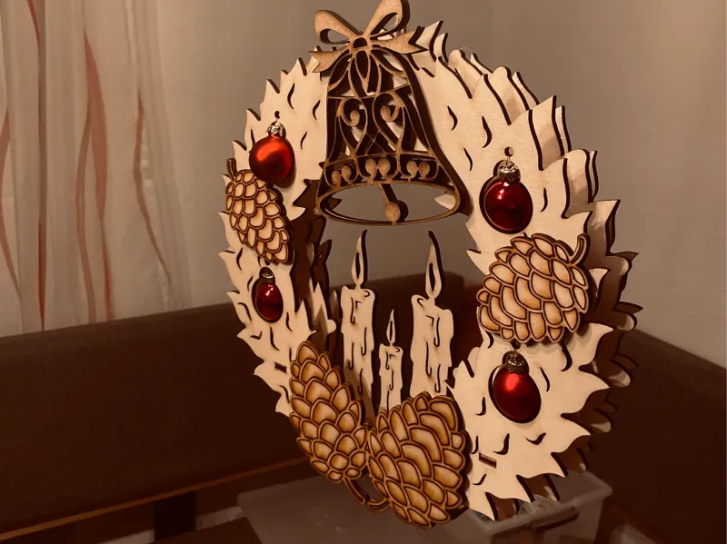 Weihnachtskranz Aufhänger Dekoration