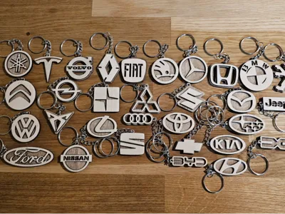 Car logo keychain
