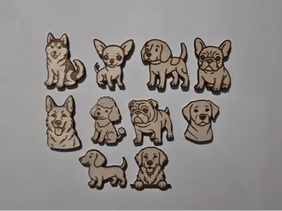 Dog Fridge magnets