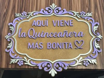 XV Years Sign 