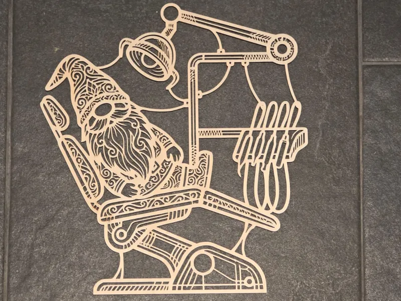 The Checkup Intricate Mandala Gnome Dentist Chair