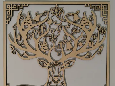 Chinese Style Christmas Reindeer