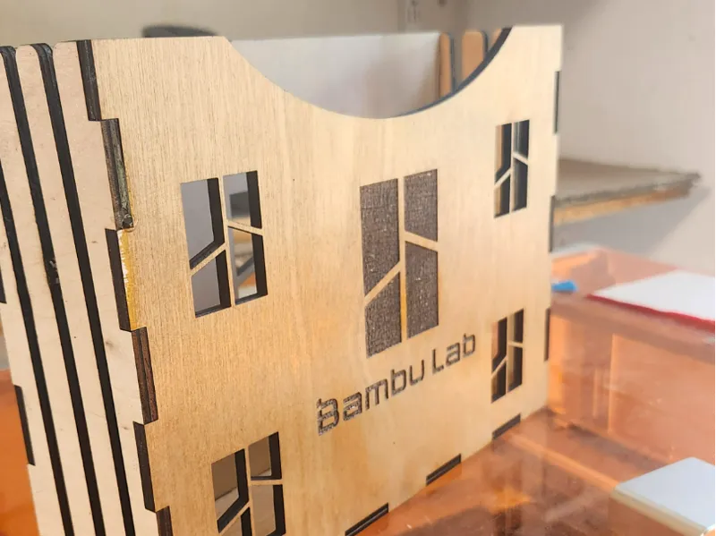 Bambu Laser cut Build plate holder