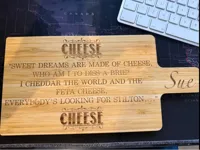 Personalised cheeseboard