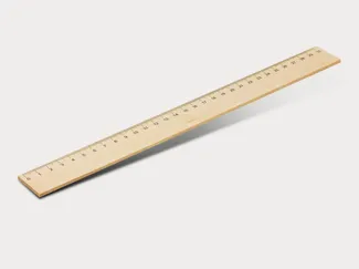 Wood 30 mm ruler
