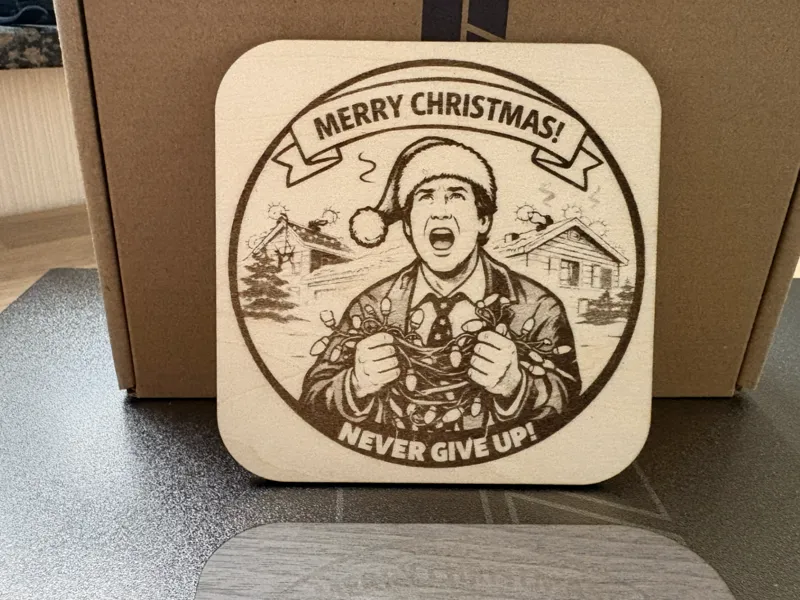 Never Give Up – Christmas Chaos Coaster