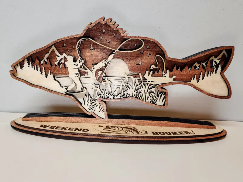 Fishing Scene Display