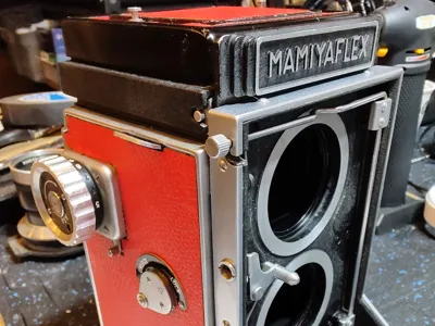 Mamiyaflex C2 TLR Camera Leather Template