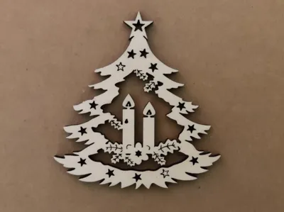 Christmas Tree Decoration - Ornaments Tree Candles