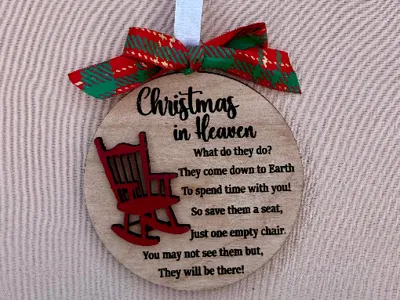 Christmas in Heaven Ornament
