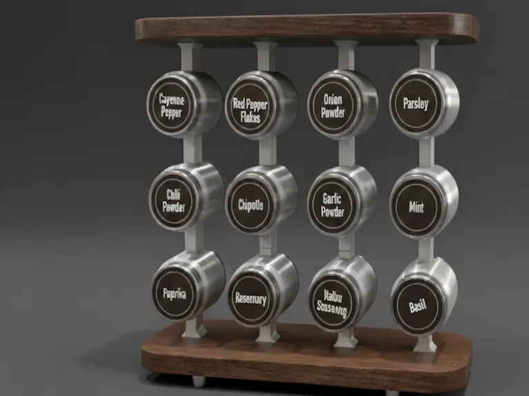 The Artisan Spice Display Rack