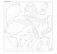 Laser cut plane