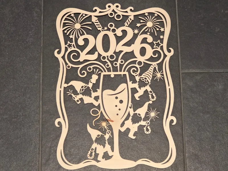 Happy New Year 2026: Gnomes and Champagne