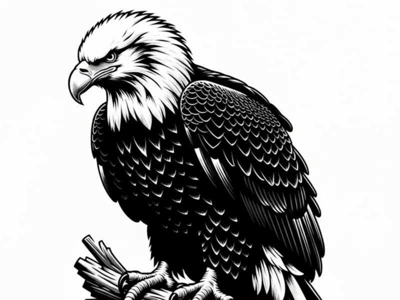 Bald Eagle - Sticker/Decal/Engraving