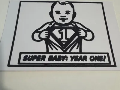 Baby Milestone Card (1 Year)