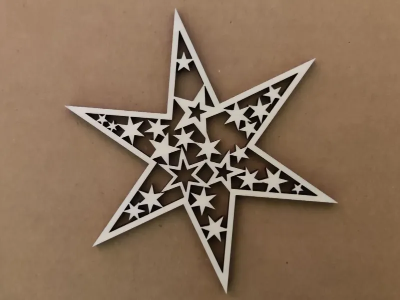 Weihnachtsbaumschmuch - Anhänger Stern
