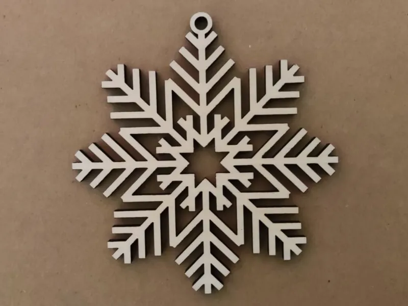 Weihnachtsbaumschmuck - Anhänger Eiskristall 1