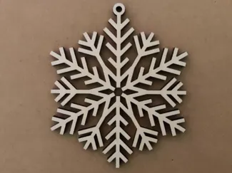 Weihnachtsbaumschmuck - Anhänger Eiskristall 2