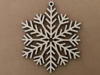 Christmas Tree Ornament - Snowflake Pendant 2