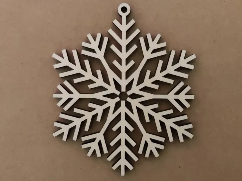 Weihnachtsbaumschmuck - Anhänger Eiskristall 2