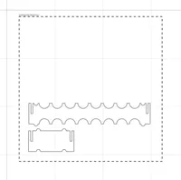 Laser cut pen rack organizer
