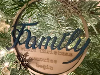Weihnachtsbaumschmuck Family