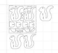 Laser cut squirrel 2mm