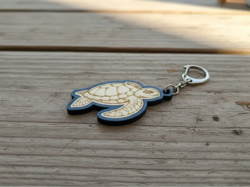 Turtle keyring