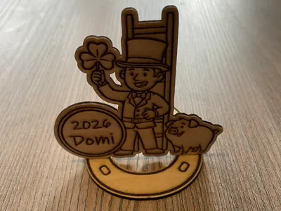 Personalized lucky charm for the new year