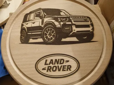 Land Rover Defender vector style