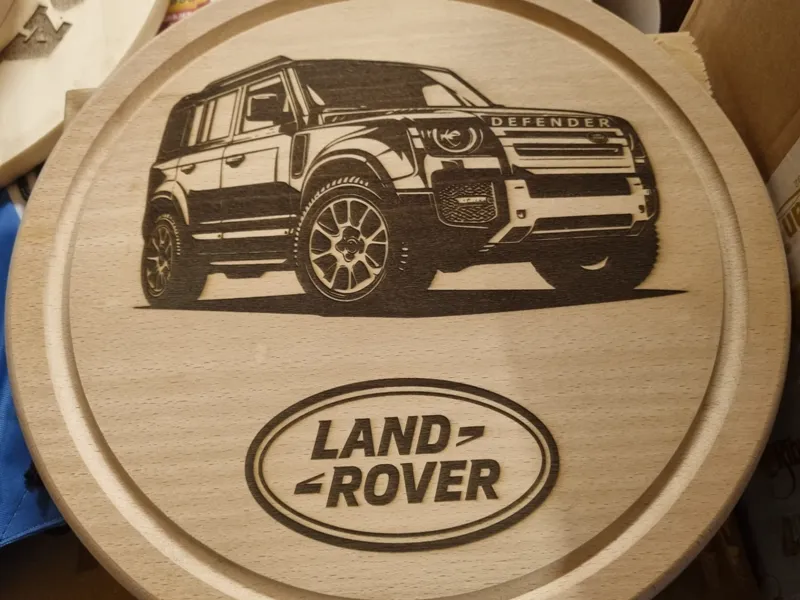 Land Rover Defender vector style