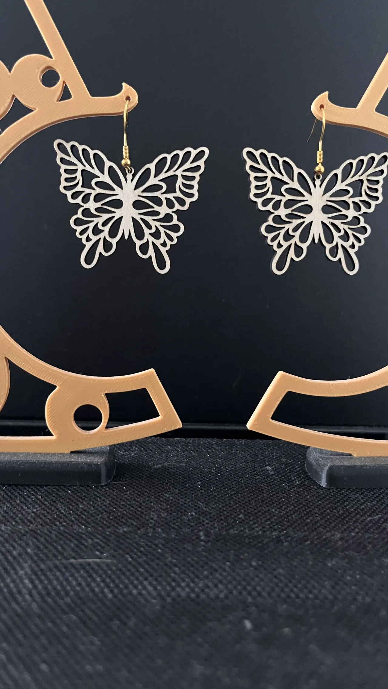 Earrings - Butterfly - 3 models view 2