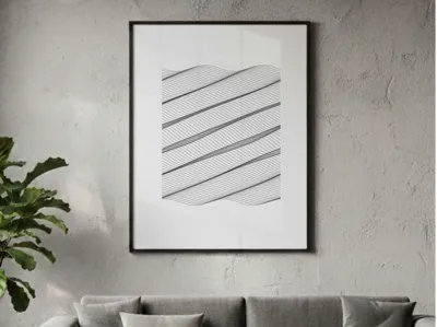 The Ideal Break - Waves - Pen Drawing