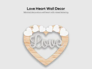 Love Heart Wall Decor – Laser Cut (Multi-Layer)