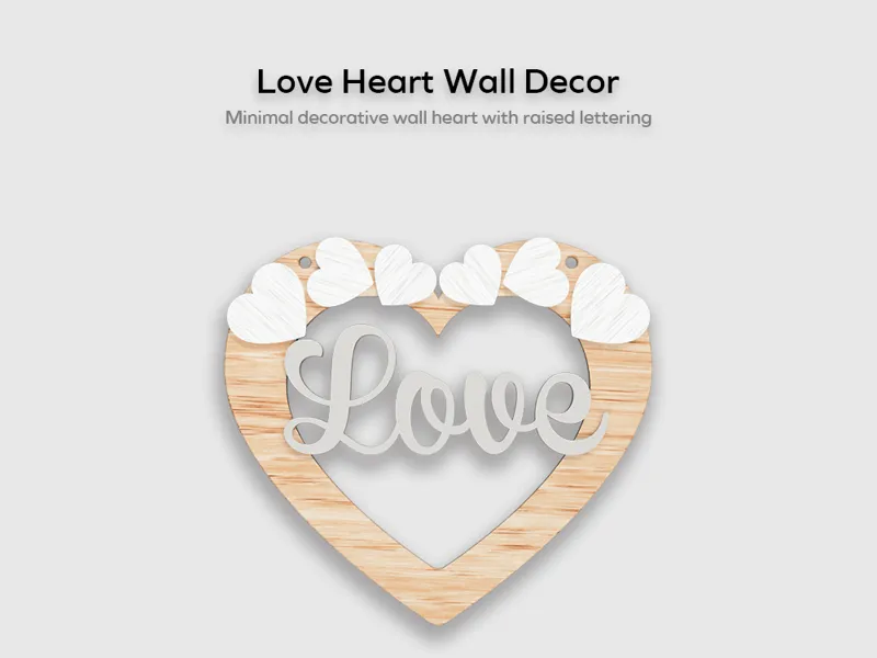 Love Heart Wall Decor – Laser Cut (Multi-Layer)