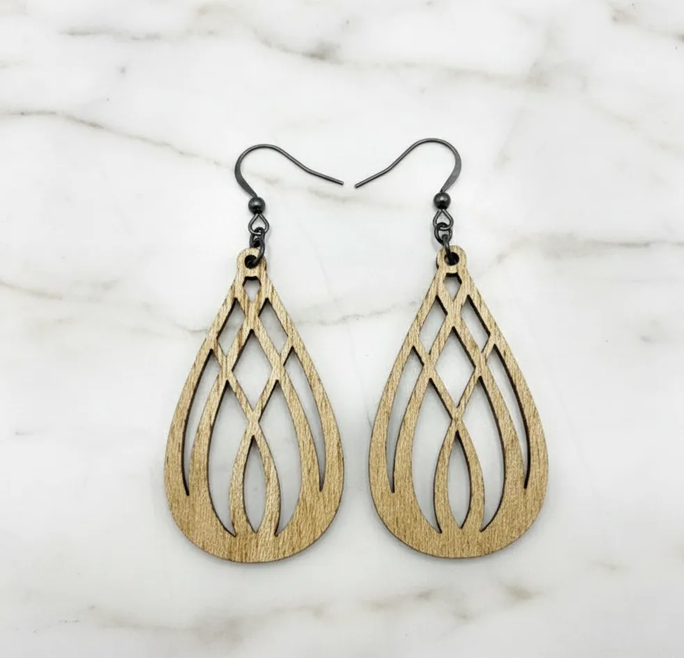 Teardrop Earrings view 2