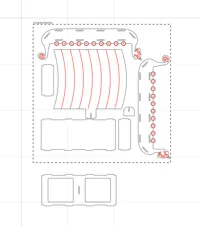 Laser cut viking ship