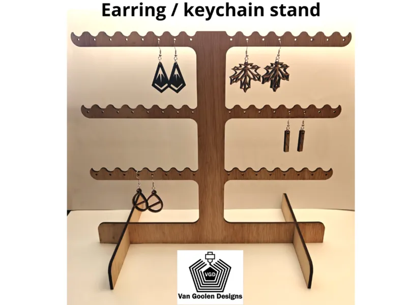 Earring / keychain stand