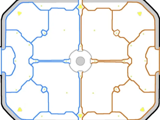 Rocket Leauge Field Layout