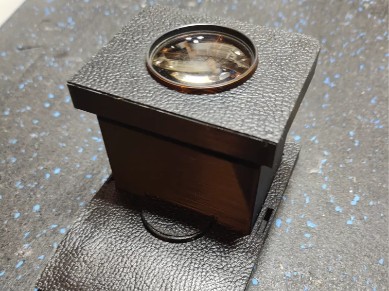 Mamiya 645 Waist Level Finder Leather Template
