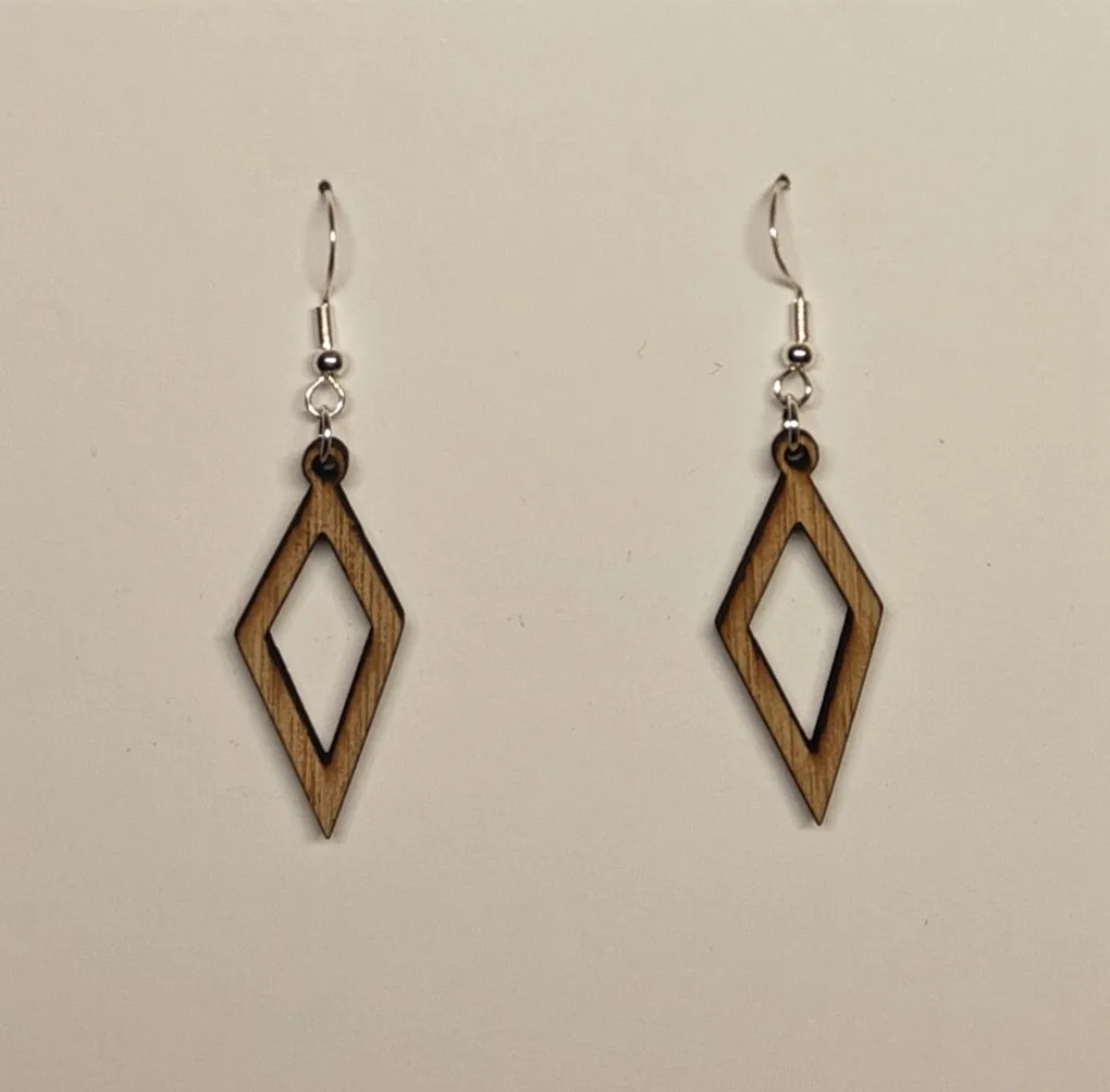 Modern minimalist earring set 3 view 2