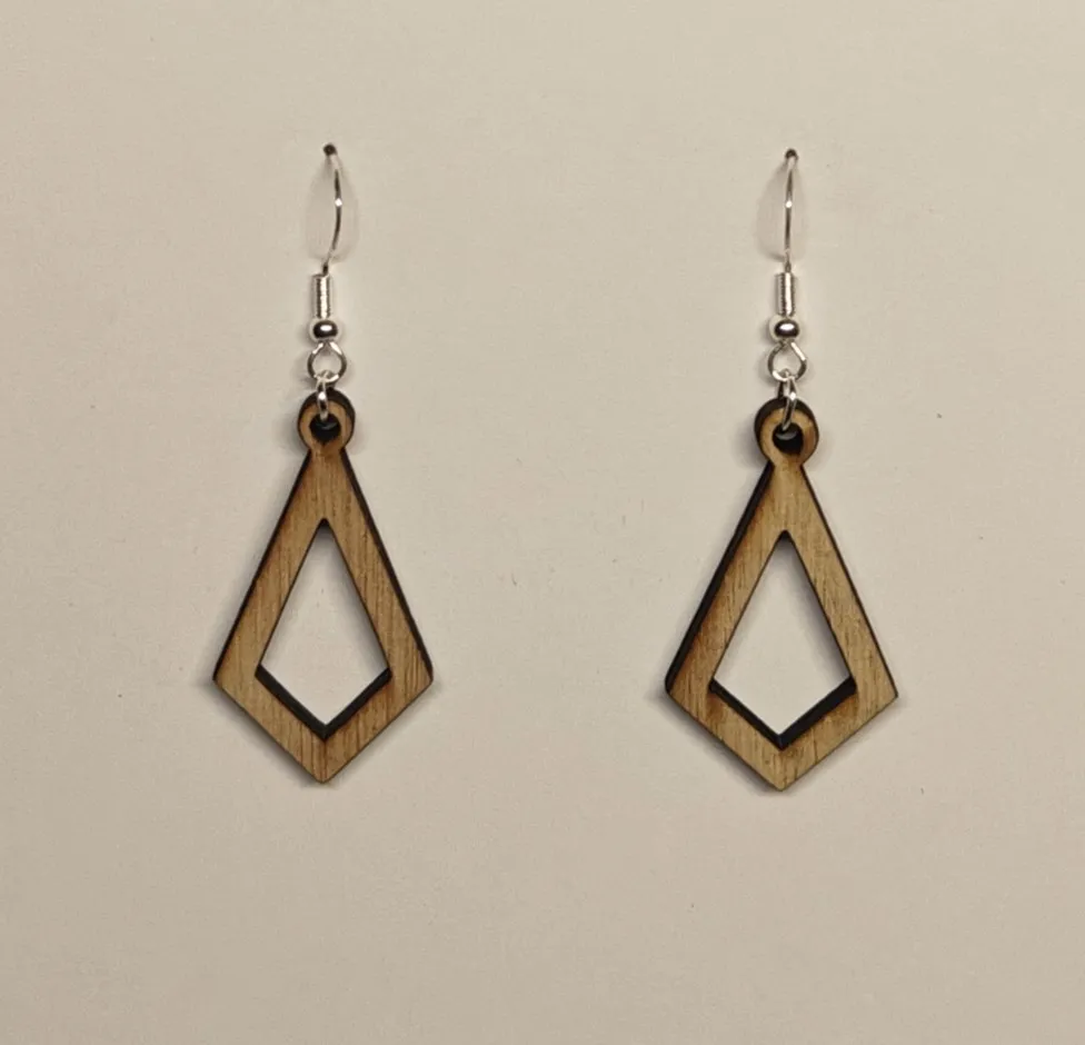Modern minimalist earring set 3 view 3